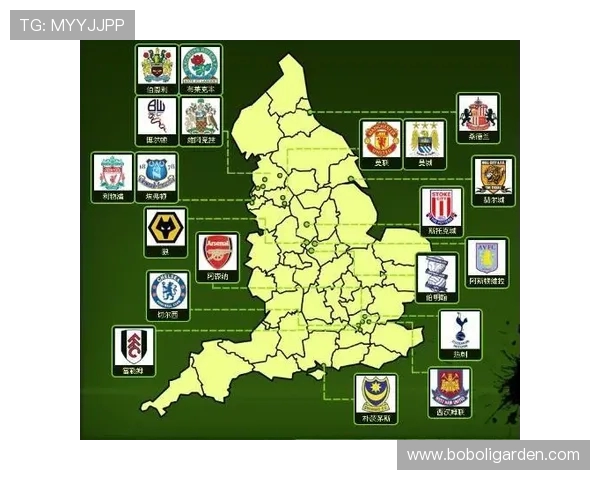 英超球队所在地区分布图 英超球队所在地区分布图
